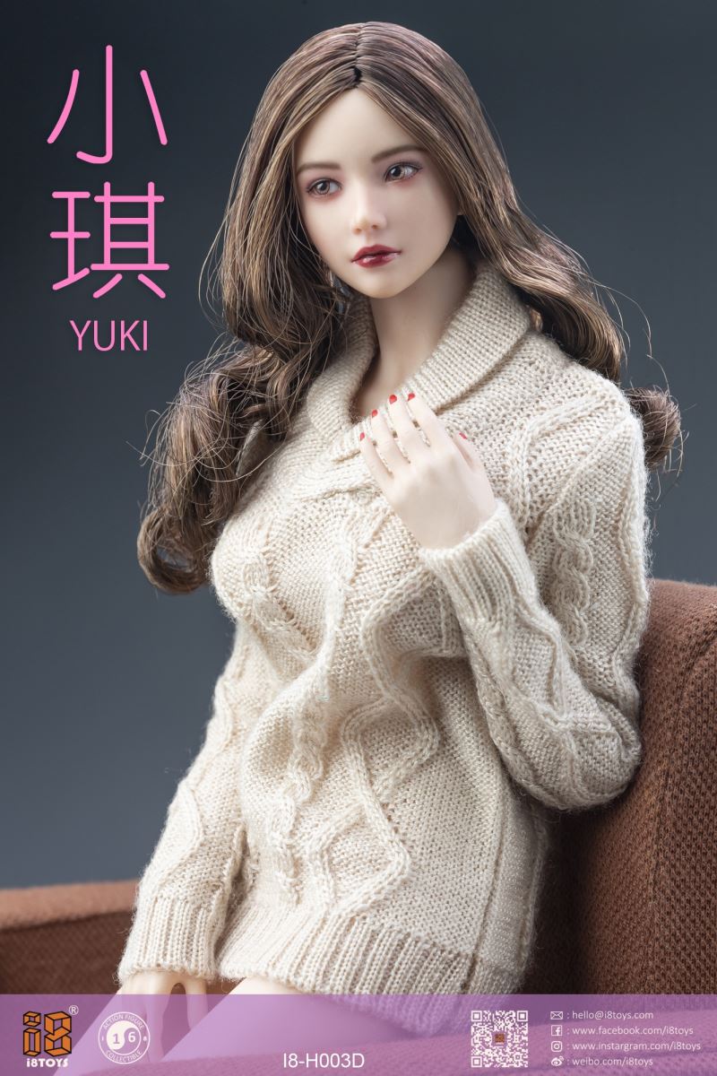 Xiaoqi Yuki Movable Eyeball Head Sculpture 1/6