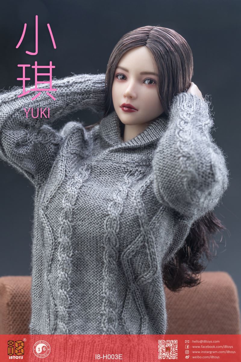 Xiaoqi Yuki Movable Eyeball Head Sculpture 1/6