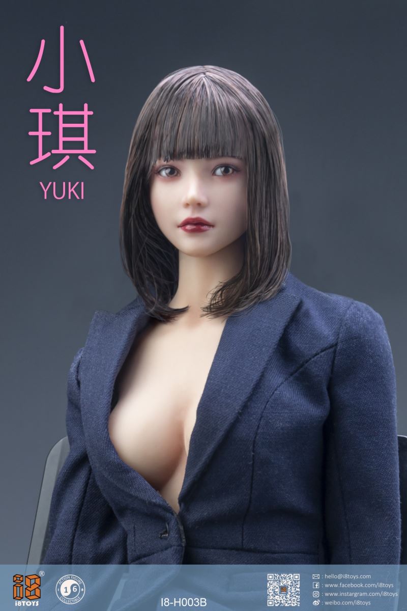 Xiaoqi Yuki Movable Eyeball Head Sculpture 1/6