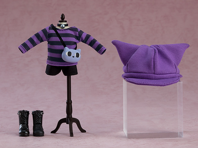 Nendoroid Doll Outfit Set Nyankode (Gray/Purple)
