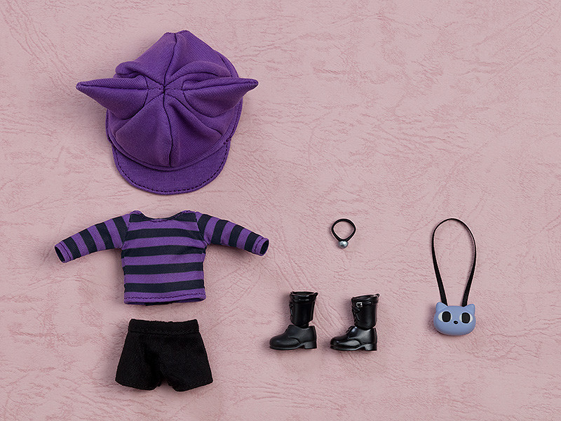 Nendoroid Doll Outfit Set Nyankode (Gray/Purple)