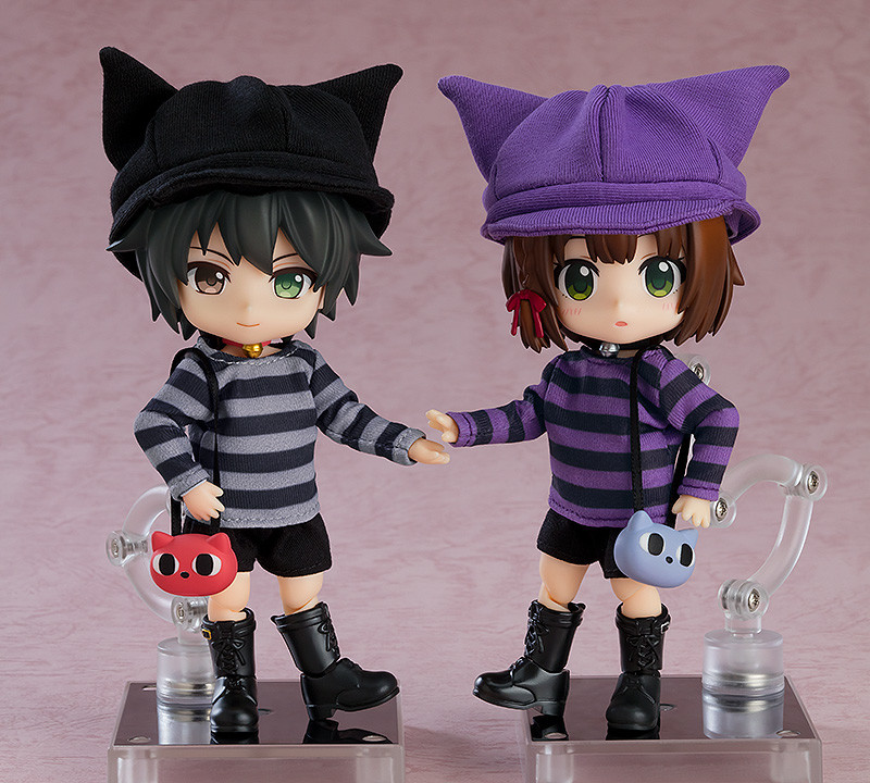 Nendoroid Doll Outfit Set Nyankode (Gray/Purple)