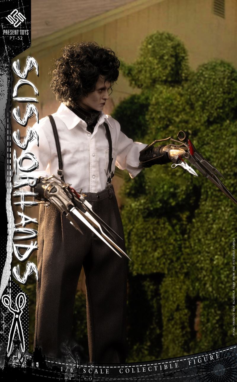 Scissor Hands [Genuine Leather Hair Transplant Version] 1/6