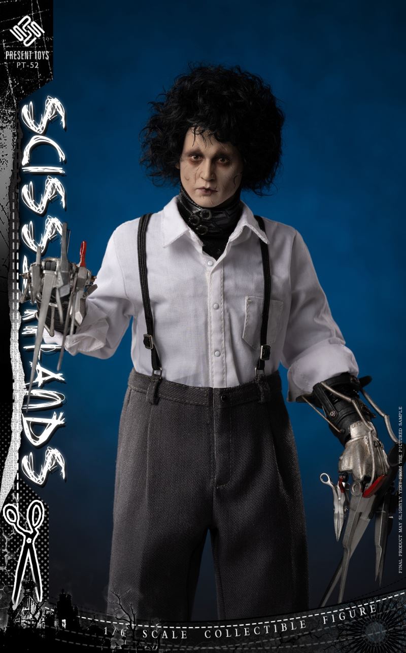 Scissor Hands [Genuine Leather Hair Transplant Version] 1/6