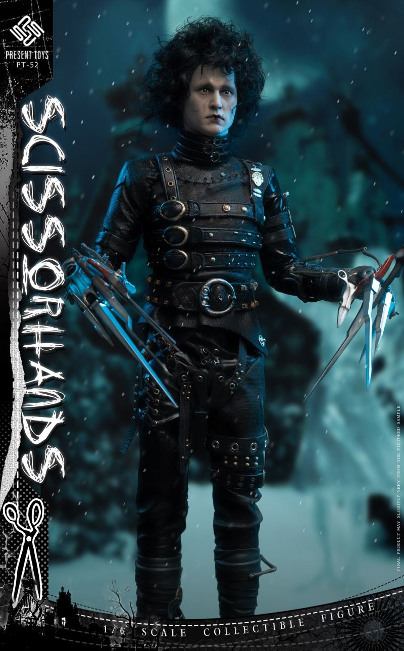 Scissor Hands [Genuine Leather Hair Transplant Version] 1/6