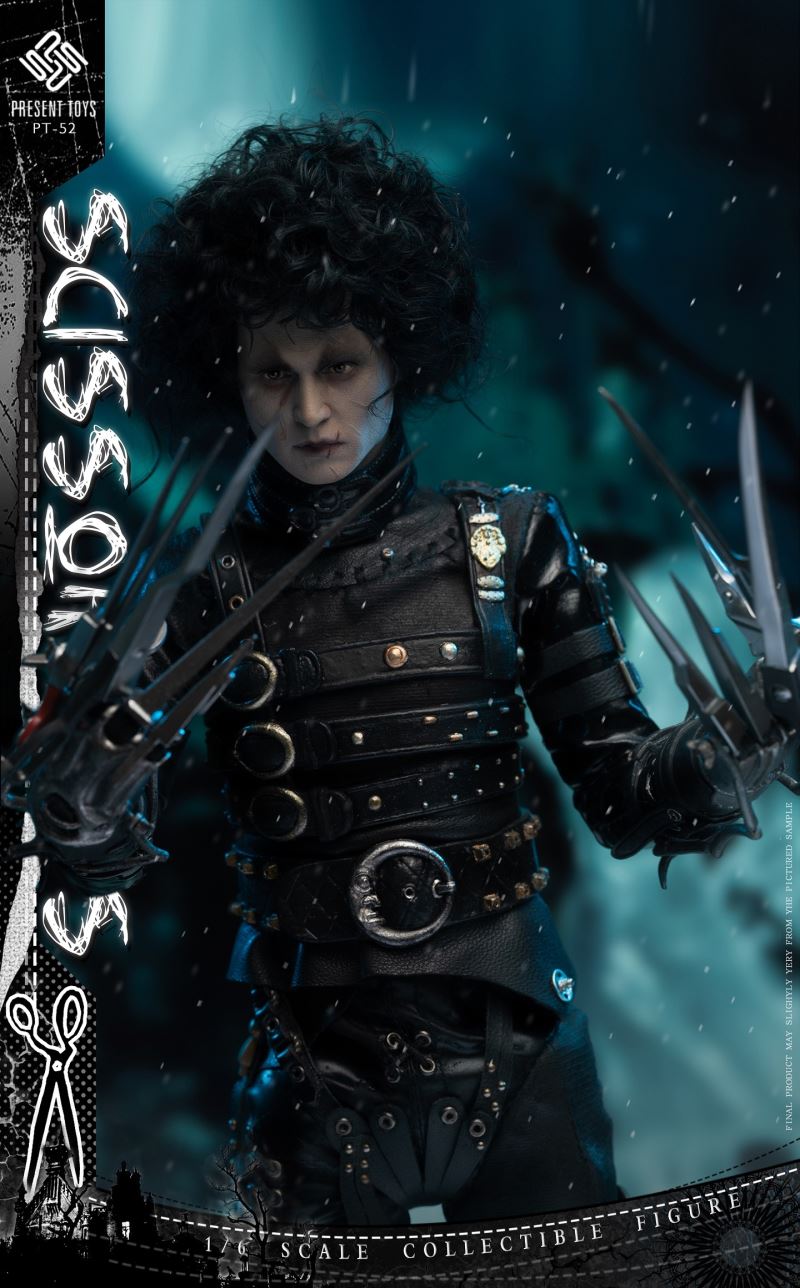 Scissor Hands [Genuine Leather Hair Transplant Version] 1/6