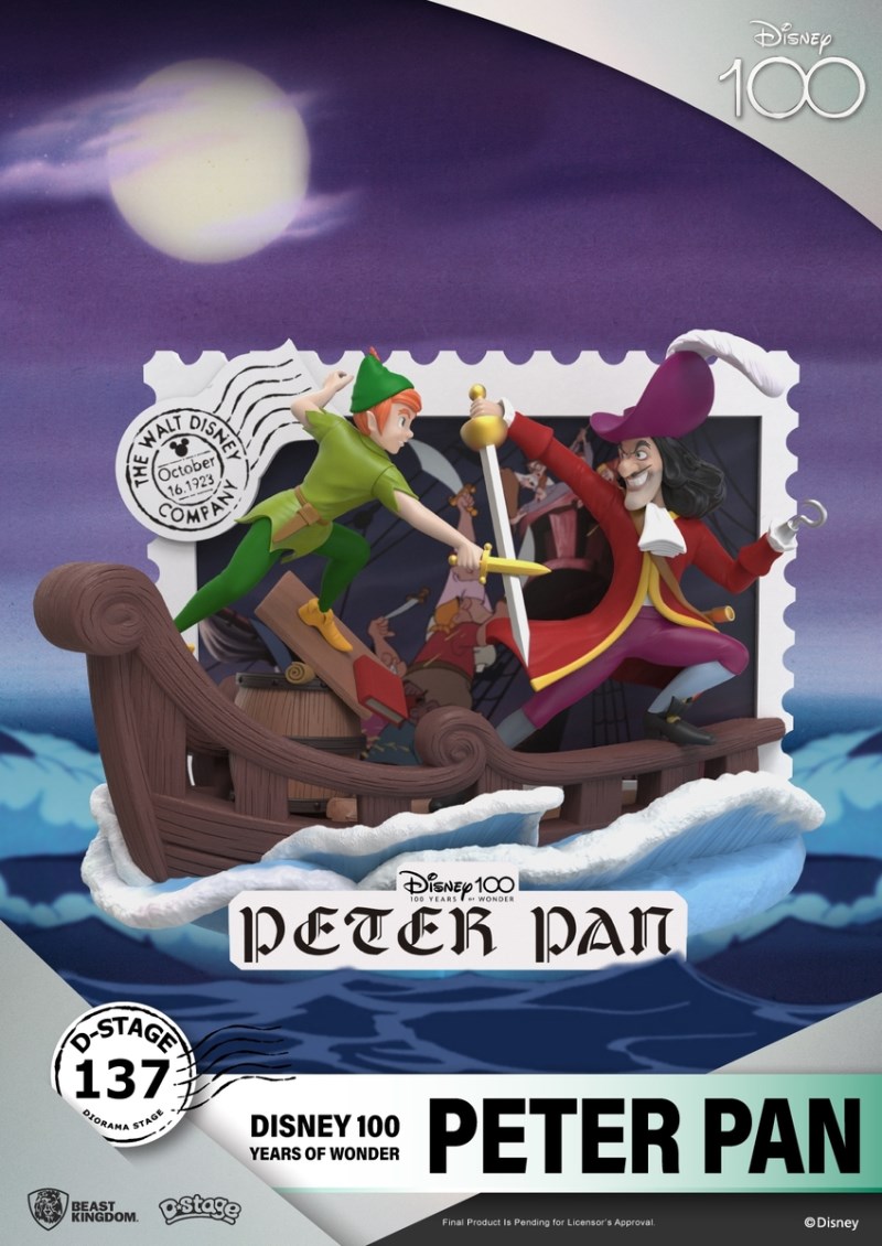 Disney classics in the 100 Years of Wonder commemorative D-Stage