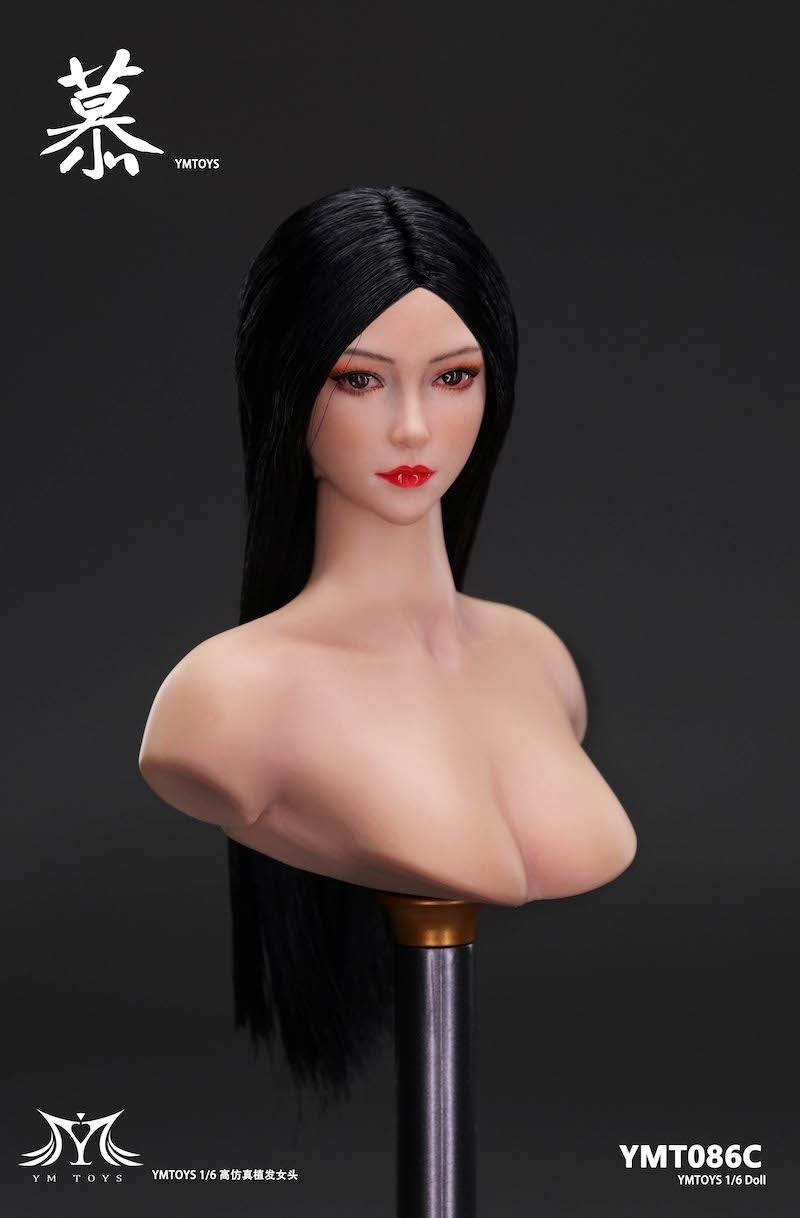 Female head carving Mu (YMT086) 1/6