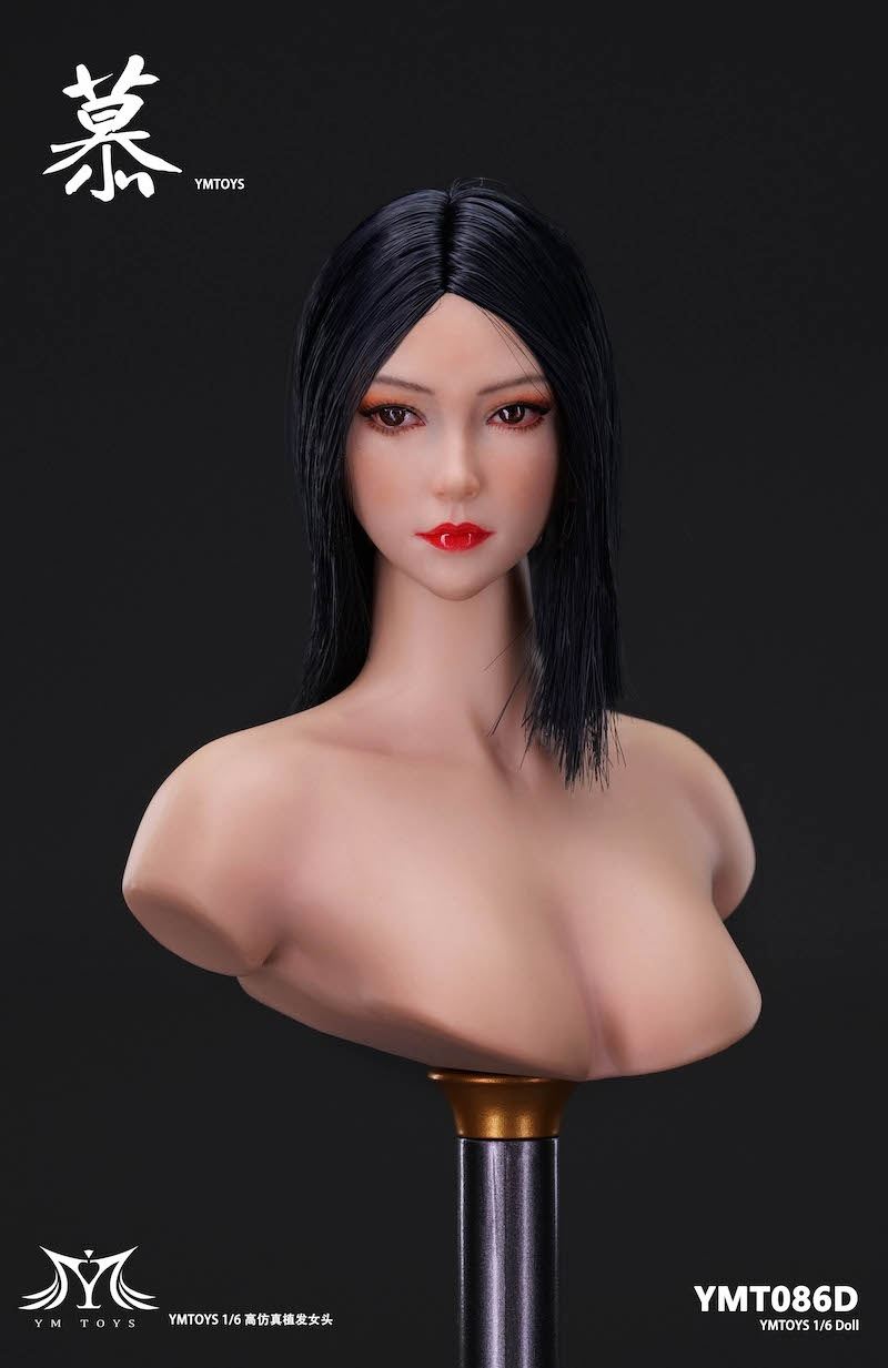 Female head carving Mu (YMT086) 1/6