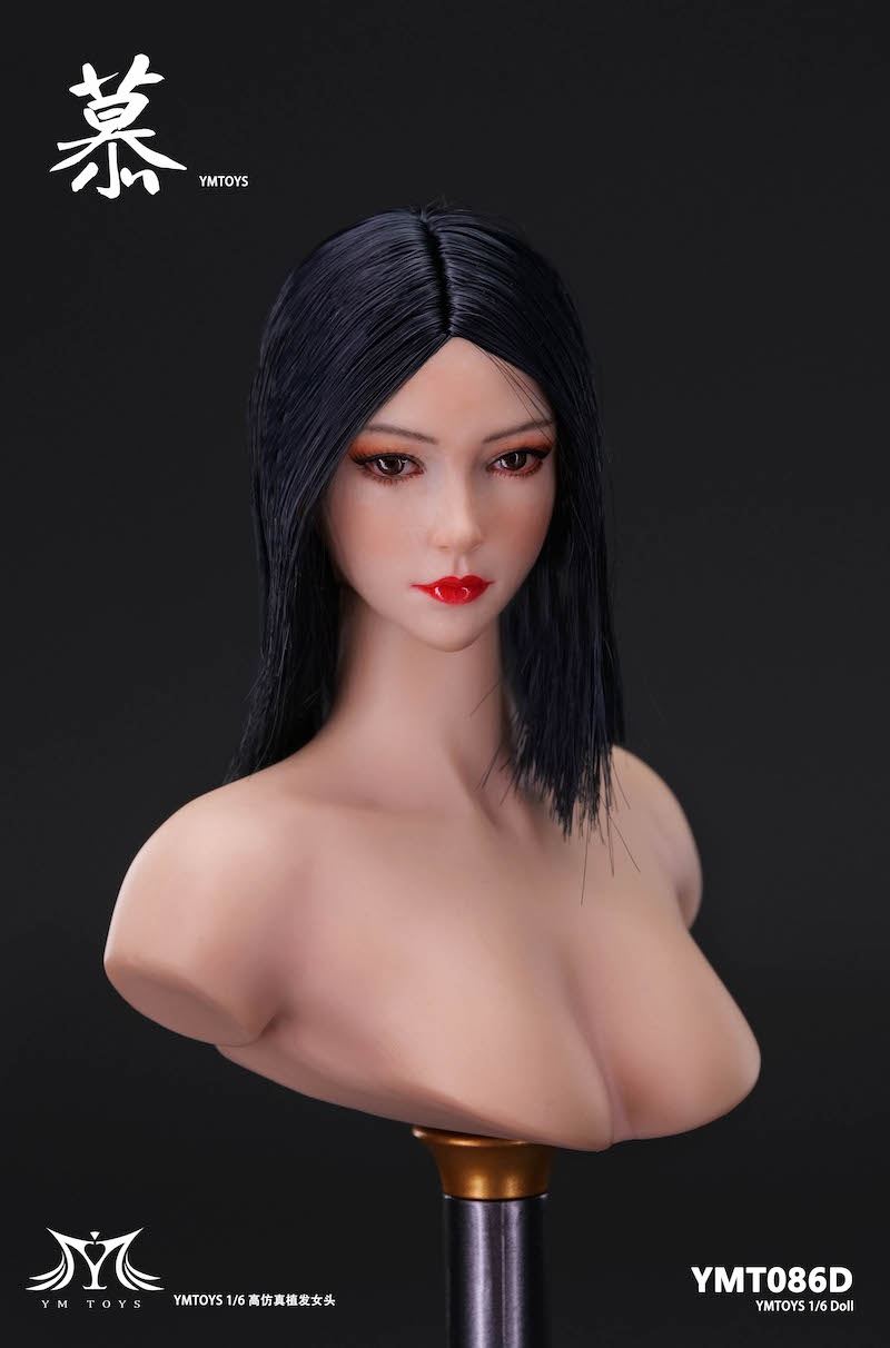 Female head carving Mu (YMT086) 1/6