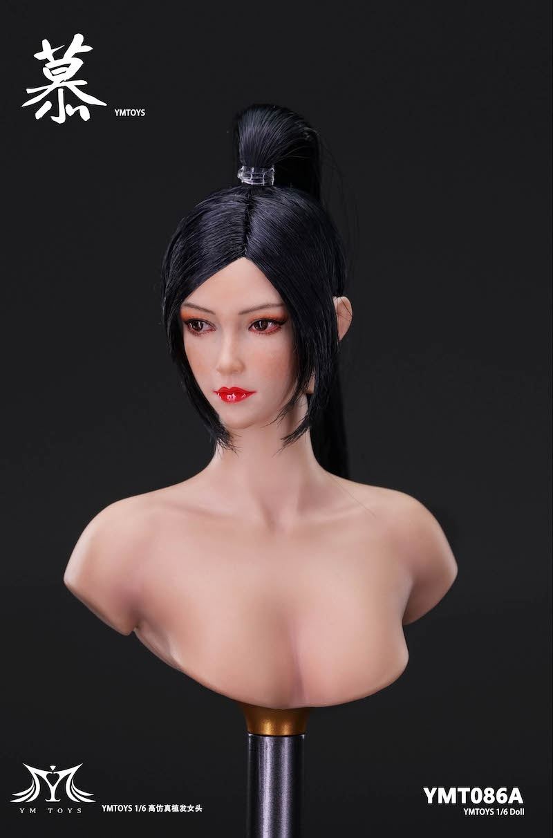 Female head carving Mu (YMT086) 1/6