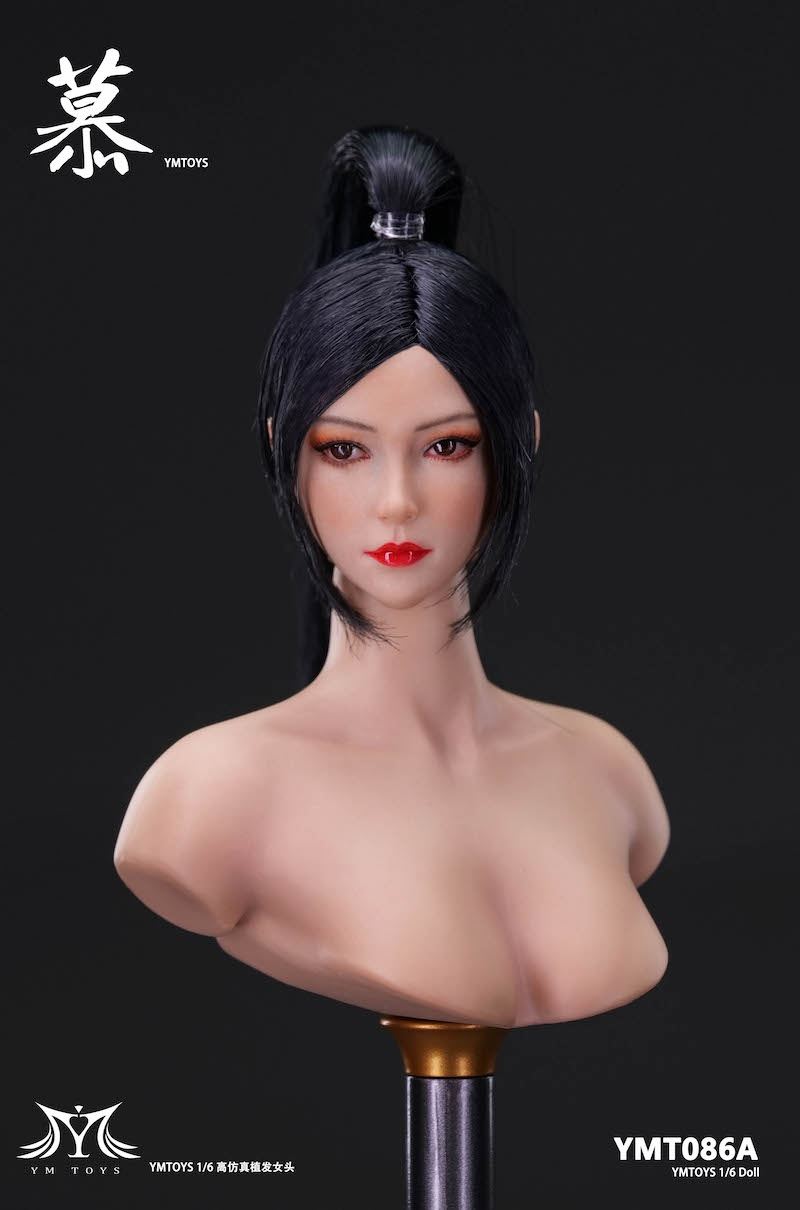 Female head carving Mu (YMT086) 1/6