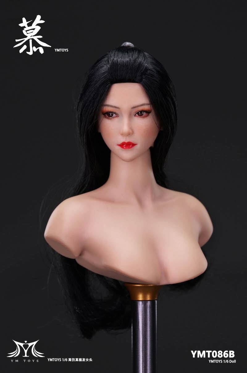 Female head carving Mu (YMT086) 1/6