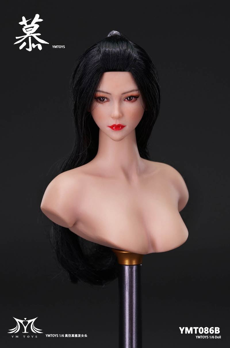 Female head carving Mu (YMT086) 1/6