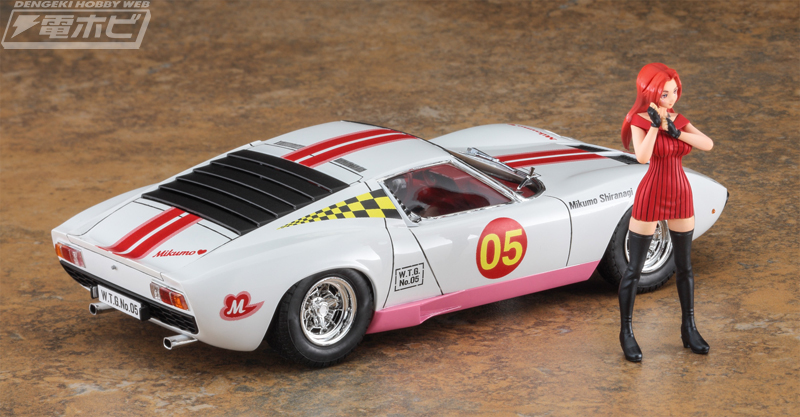 Wild Egg Girls No.05 Lamborghini Miura P400 SV Mikumo Shiranagi w/Figure
