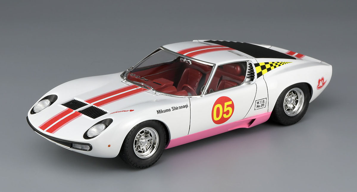 Wild Egg Girls No.05 Lamborghini Miura P400 SV Mikumo Shiranagi w/Figure
