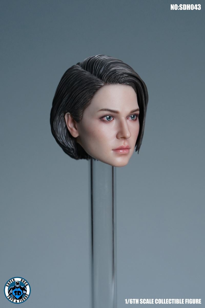 Biochemical policewoman head carving (SDH043) 1/6