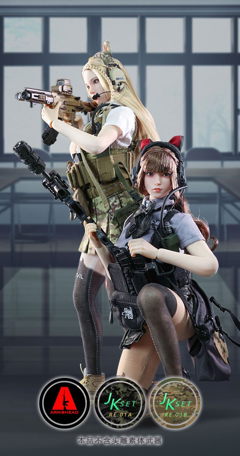 JK GIRL SET- Armed Girls School Set 1/6
