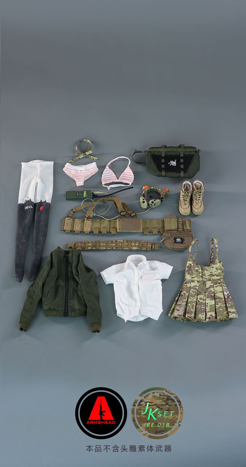 JK GIRL SET- Armed Girls School Set 1/6
