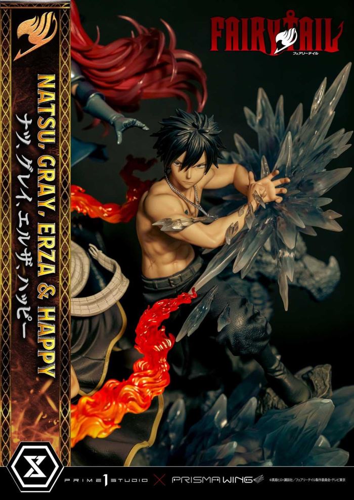 FAIRY TAIL NATSU, GRAY, ERZA AND HAPPY