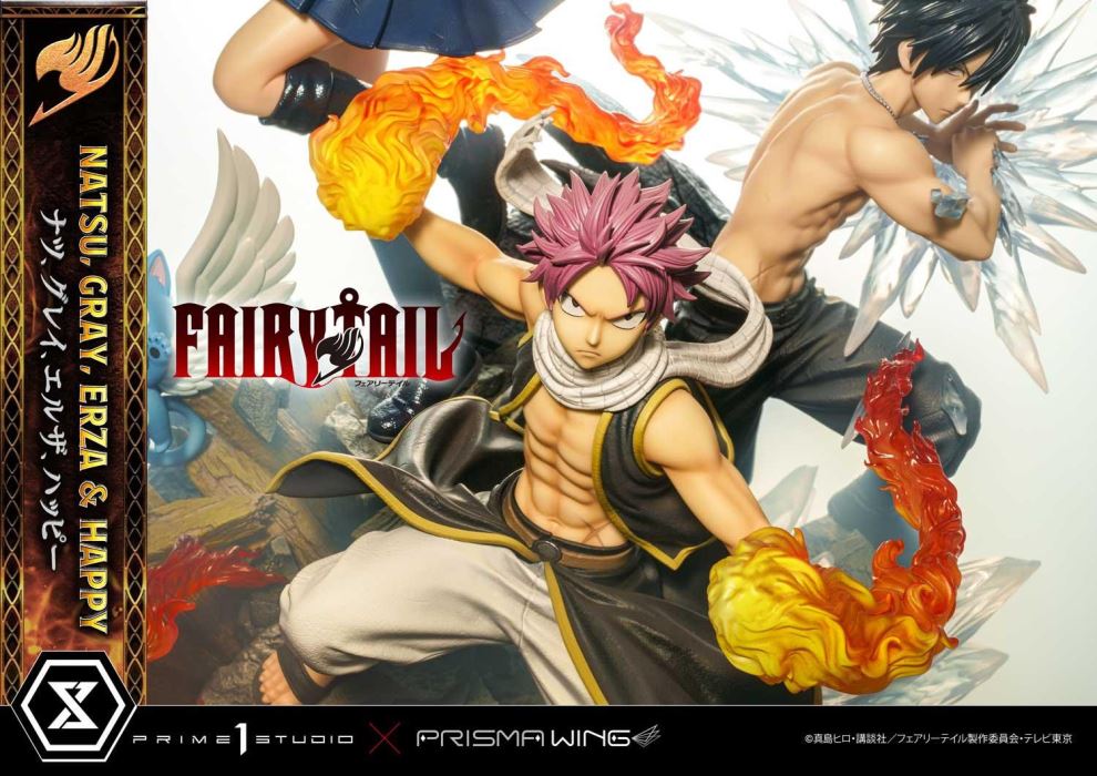 FAIRY TAIL NATSU, GRAY, ERZA AND HAPPY