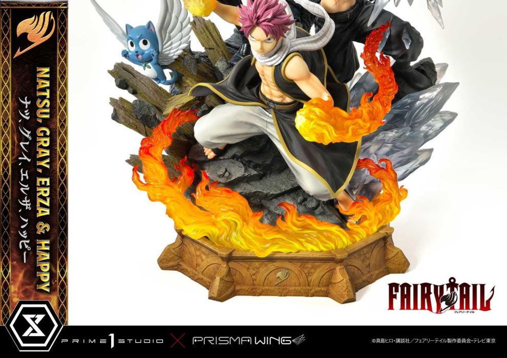 FAIRY TAIL NATSU, GRAY, ERZA AND HAPPY