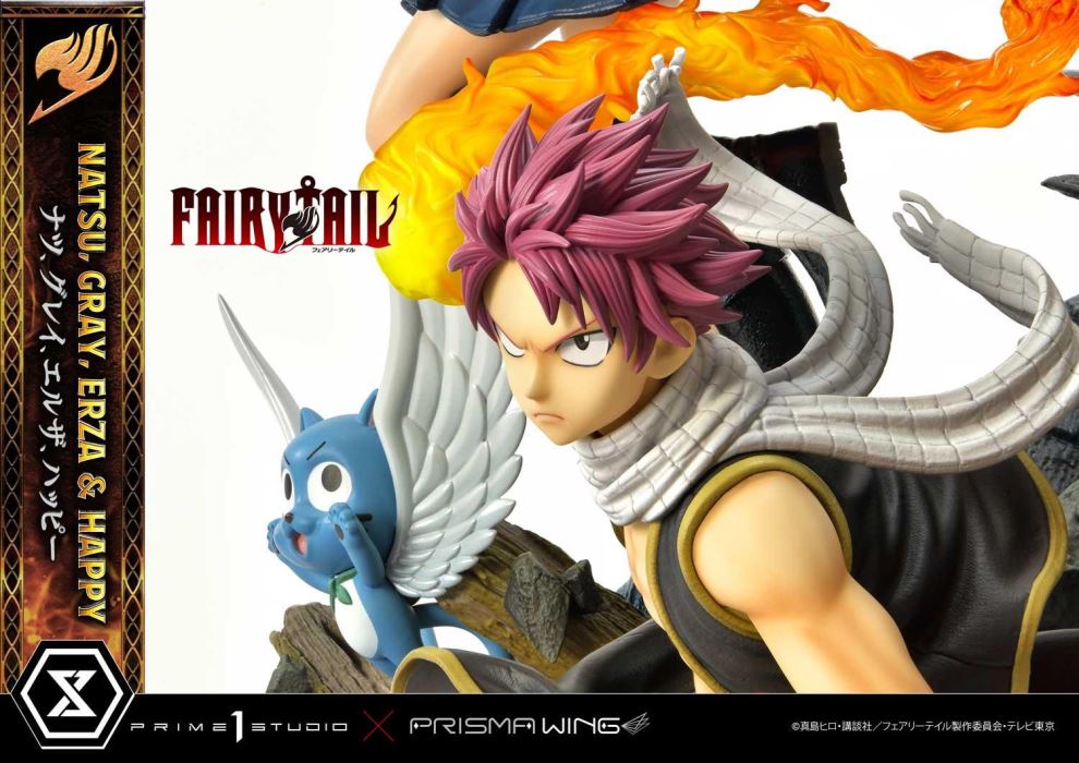 FAIRY TAIL NATSU, GRAY, ERZA AND HAPPY