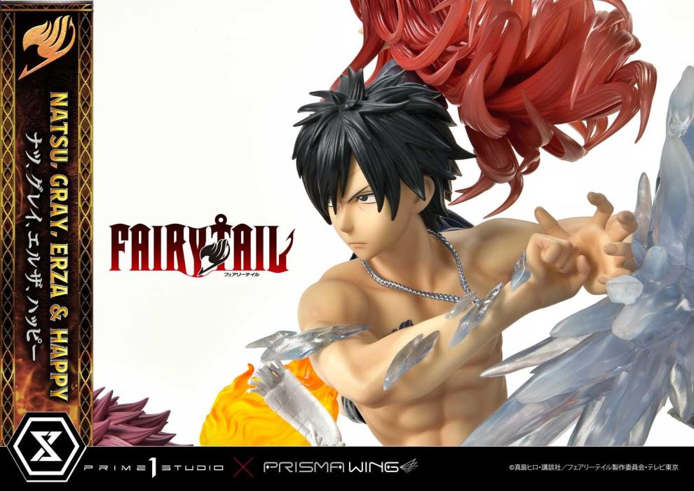 FAIRY TAIL NATSU, GRAY, ERZA AND HAPPY