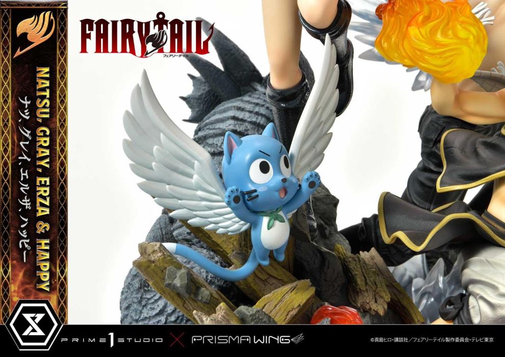 FAIRY TAIL NATSU, GRAY, ERZA AND HAPPY