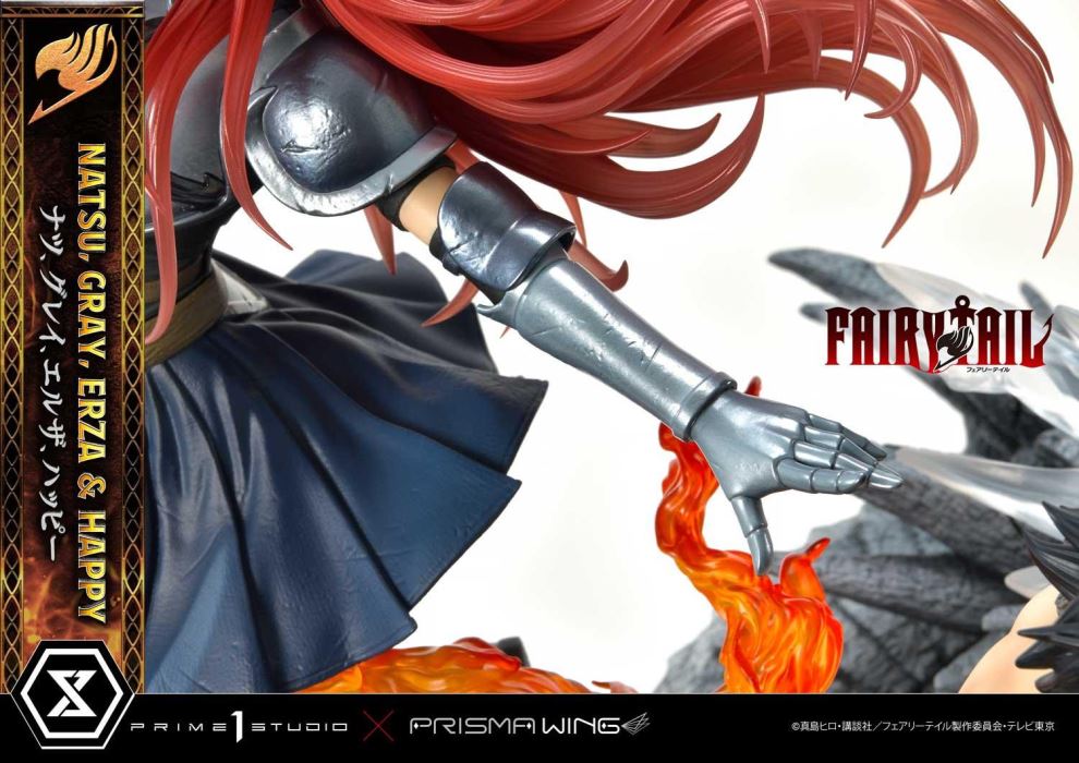 FAIRY TAIL NATSU, GRAY, ERZA AND HAPPY