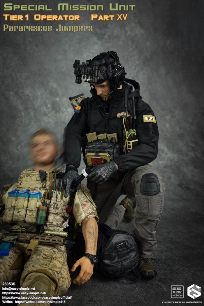 Air Force Parachute Rescue Team PJ / Pararescue Jumpers 1/6