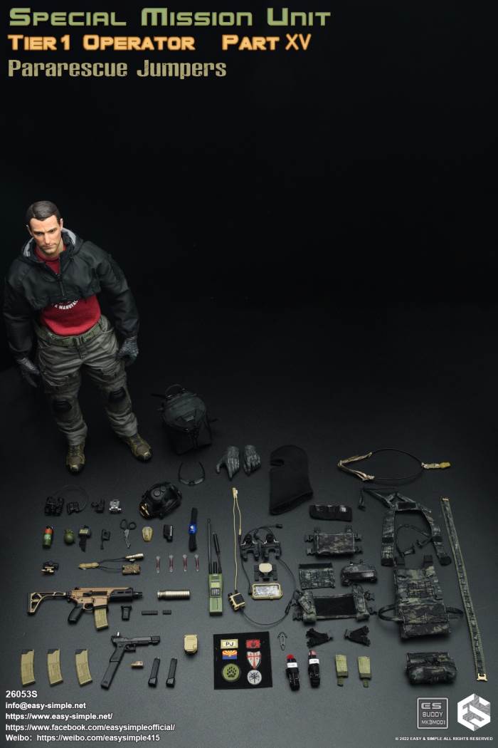 Air Force Parachute Rescue Team PJ / Pararescue Jumpers 1/6