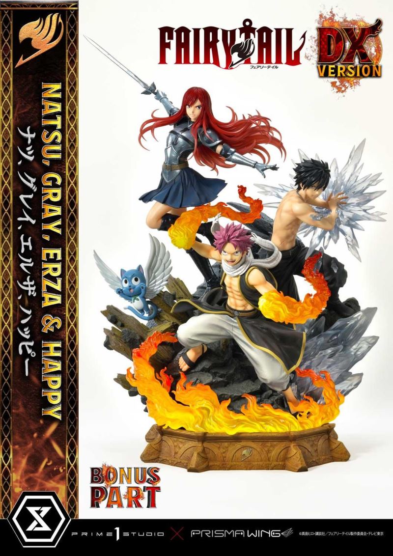 FAIRY TAIL NATSU, GRAY, ERZA AND HAPPY DX