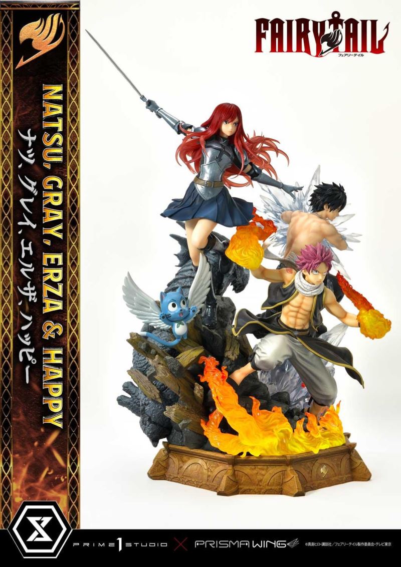 FAIRY TAIL NATSU, GRAY, ERZA AND HAPPY DX