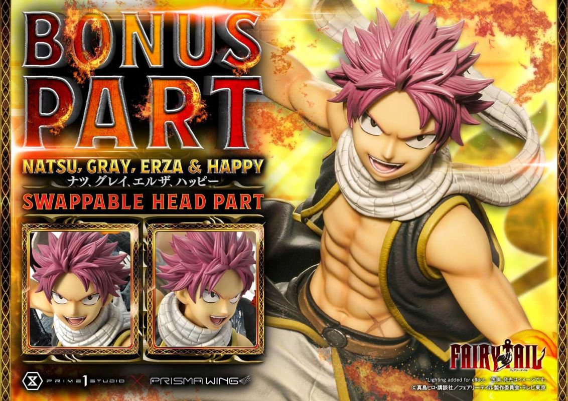 FAIRY TAIL NATSU, GRAY, ERZA AND HAPPY DX