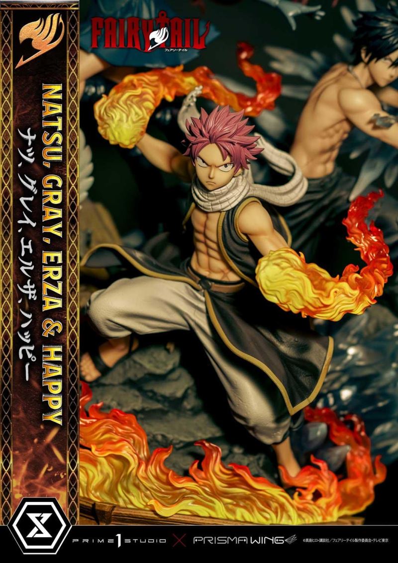 FAIRY TAIL NATSU, GRAY, ERZA AND HAPPY DX