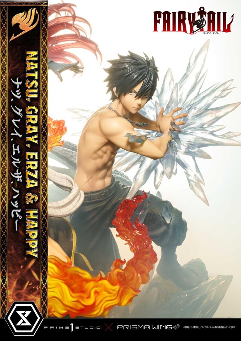 FAIRY TAIL NATSU, GRAY, ERZA AND HAPPY DX