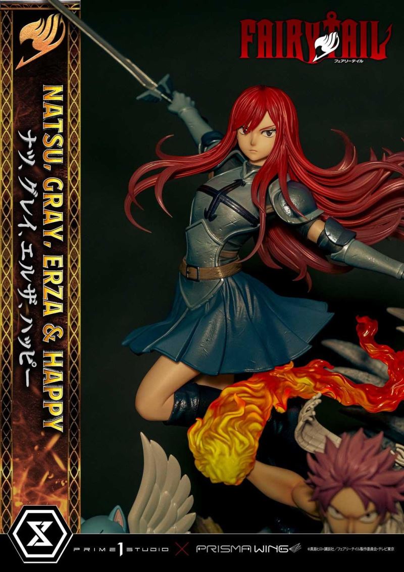FAIRY TAIL NATSU, GRAY, ERZA AND HAPPY DX