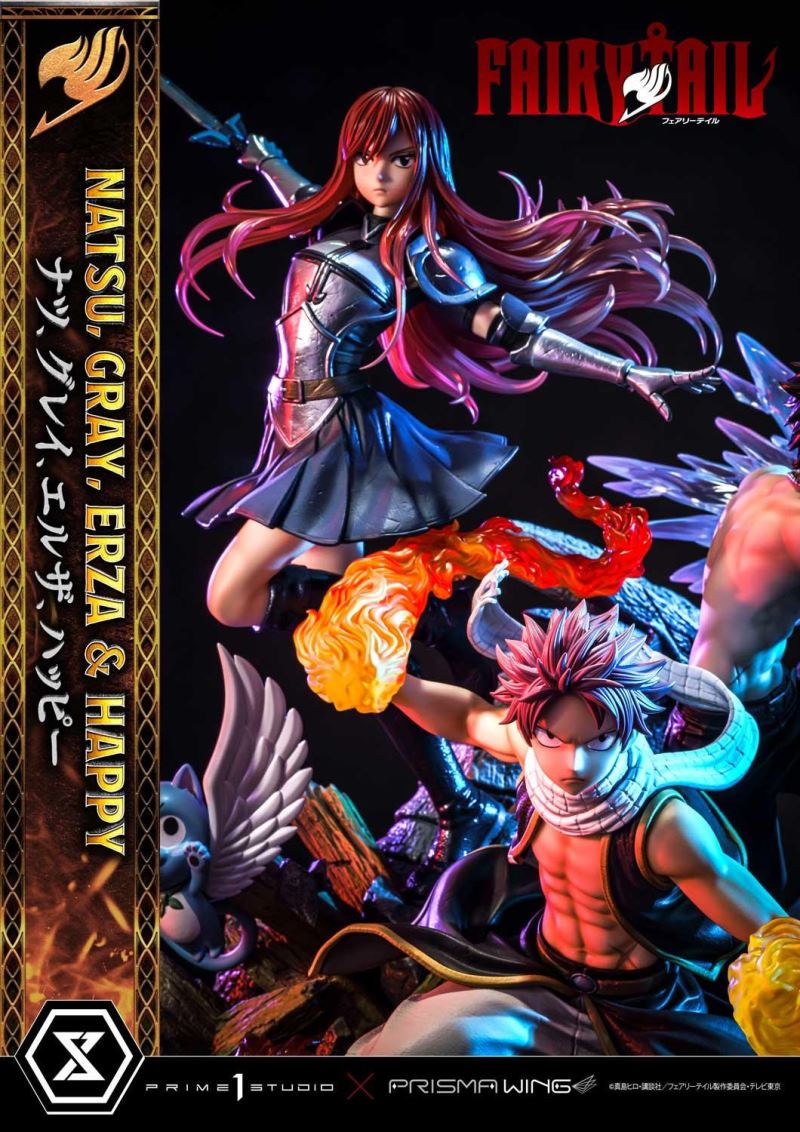 FAIRY TAIL NATSU, GRAY, ERZA AND HAPPY DX