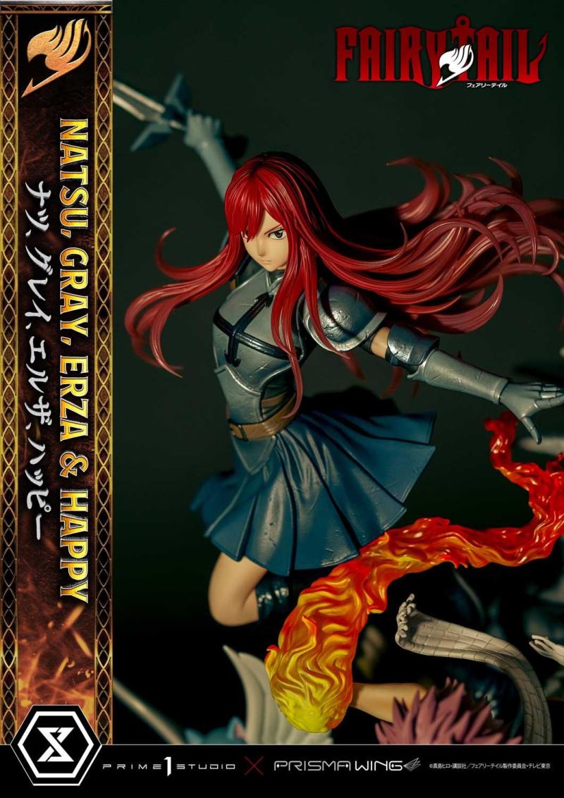 FAIRY TAIL NATSU, GRAY, ERZA AND HAPPY DX
