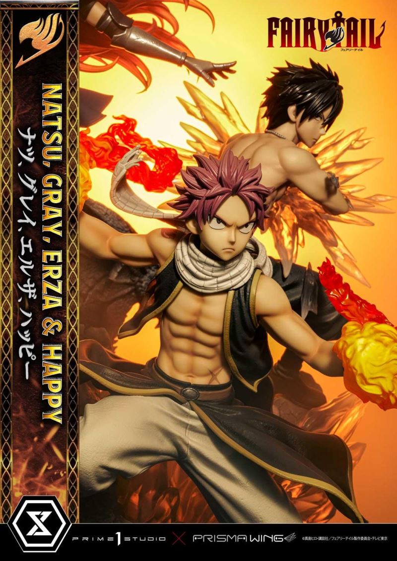 FAIRY TAIL NATSU, GRAY, ERZA AND HAPPY DX