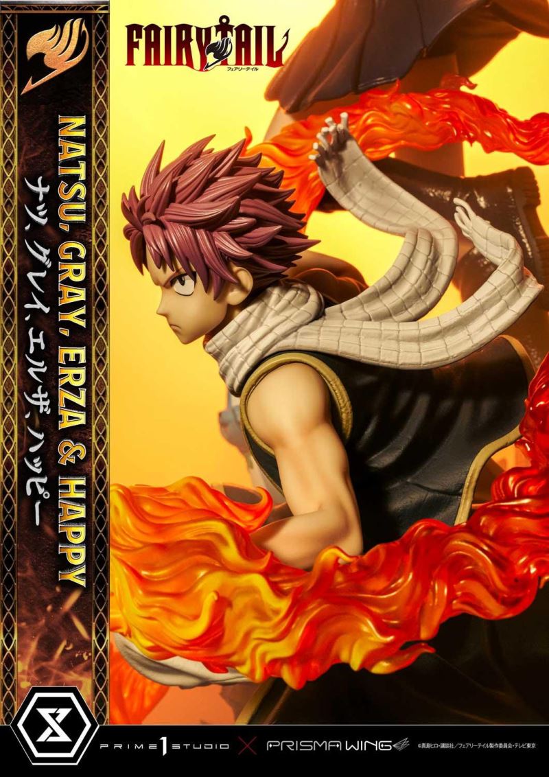 FAIRY TAIL NATSU, GRAY, ERZA AND HAPPY DX