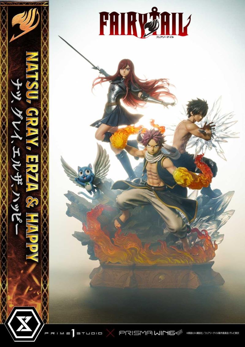 FAIRY TAIL NATSU, GRAY, ERZA AND HAPPY DX