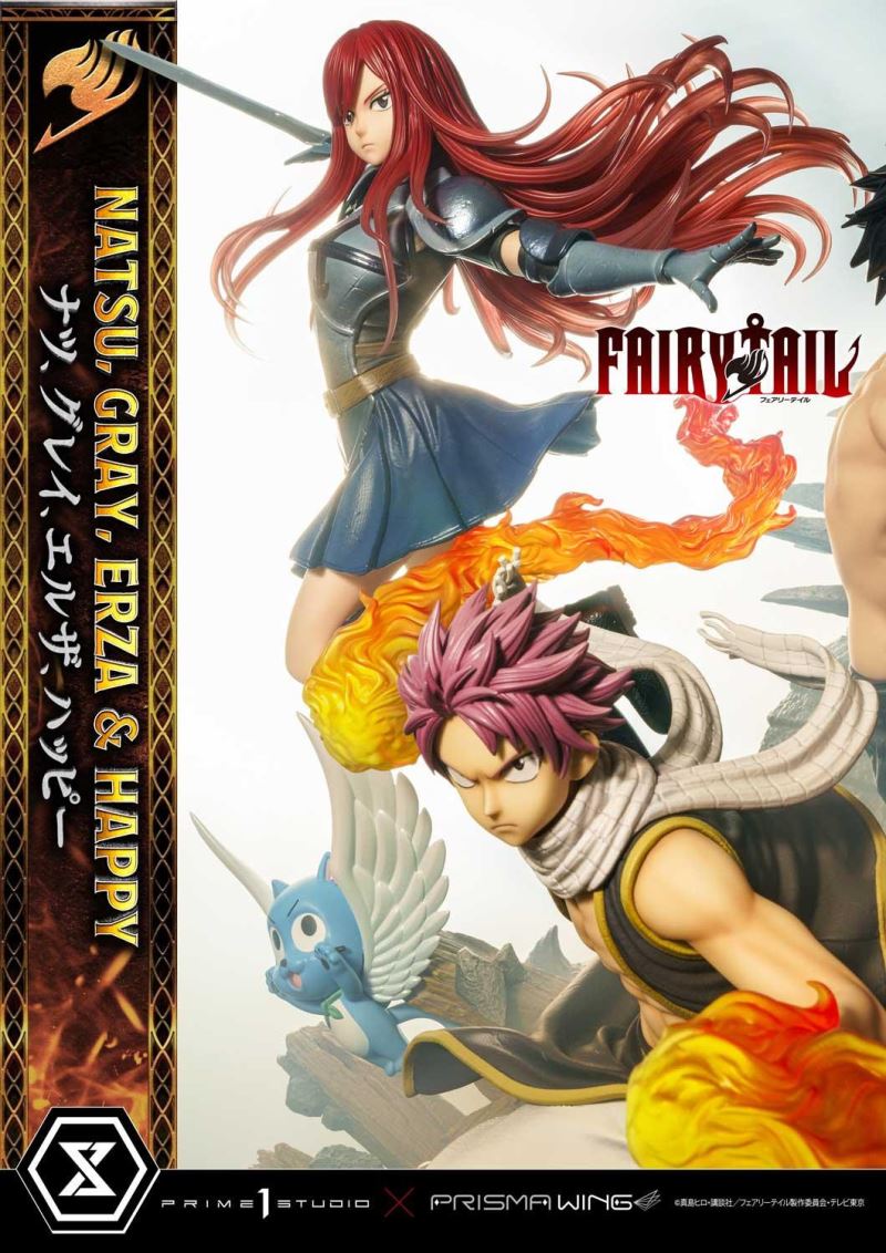 FAIRY TAIL NATSU, GRAY, ERZA AND HAPPY DX