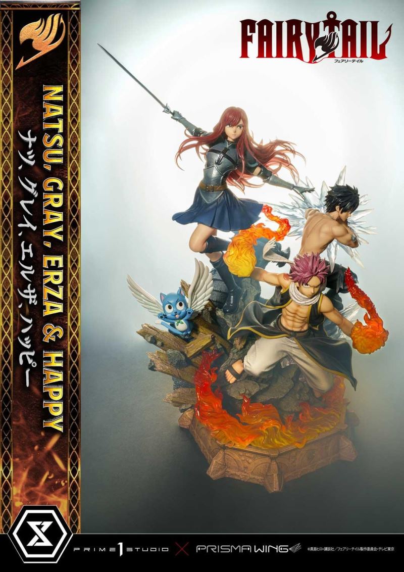 FAIRY TAIL NATSU, GRAY, ERZA AND HAPPY DX