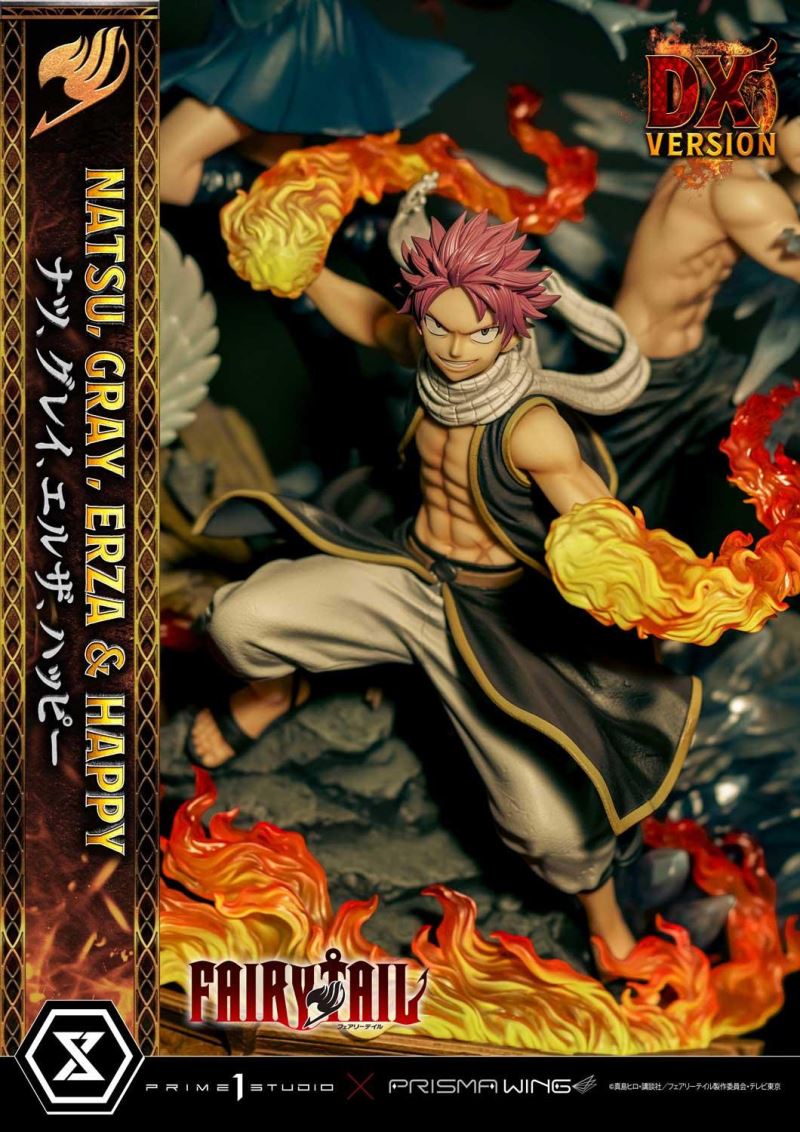 FAIRY TAIL NATSU, GRAY, ERZA AND HAPPY DX