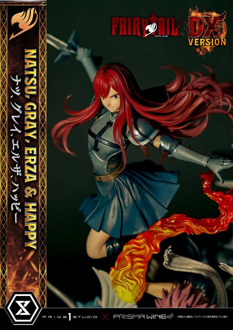 FAIRY TAIL NATSU, GRAY, ERZA AND HAPPY DX