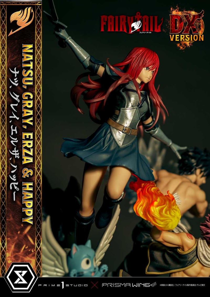 FAIRY TAIL NATSU, GRAY, ERZA AND HAPPY DX