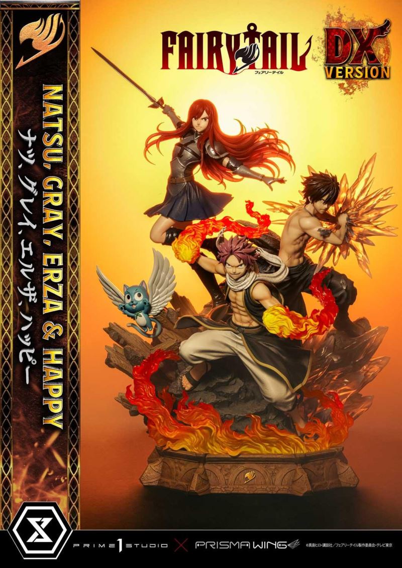FAIRY TAIL NATSU, GRAY, ERZA AND HAPPY DX