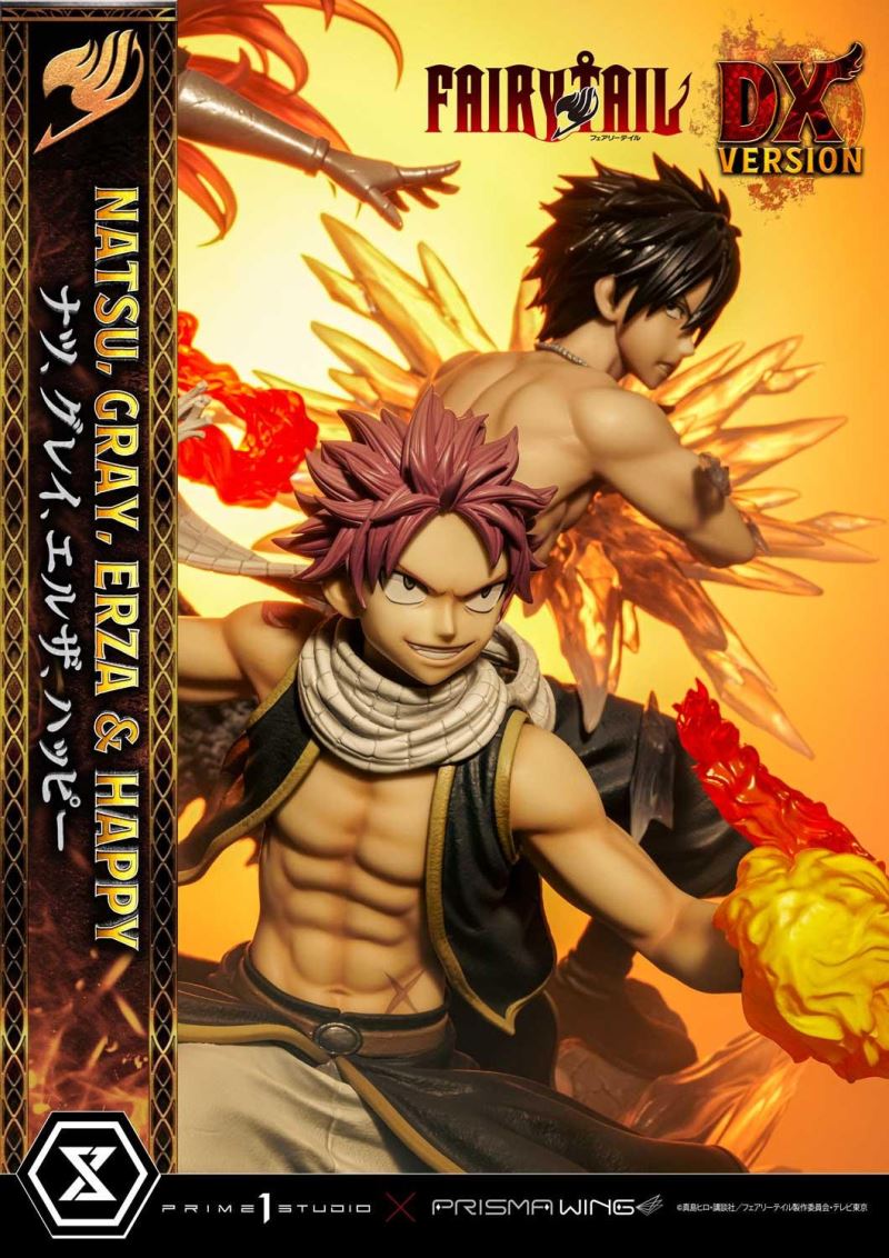 FAIRY TAIL NATSU, GRAY, ERZA AND HAPPY DX